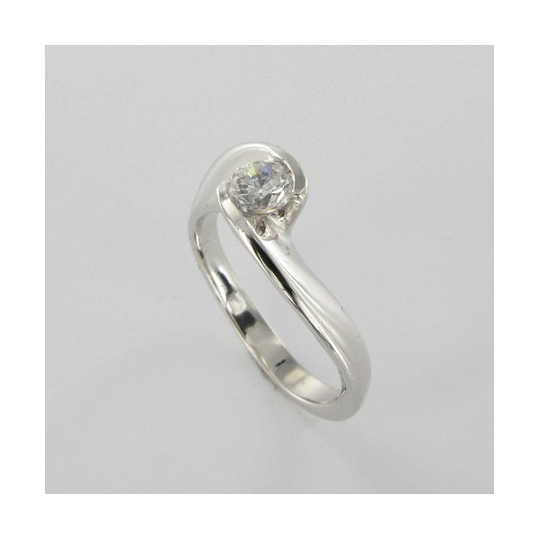 Bague Solitaire Or & Diamant   Diamant 0.35 Carat