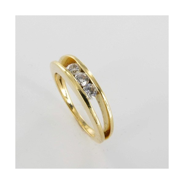 Bague Solitaire Or & Diamant   Diamant 0.27 Carat