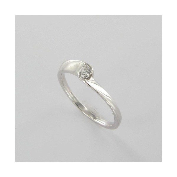 Bague Solitaire Or & Diamant   Diamant 0.08 Carat