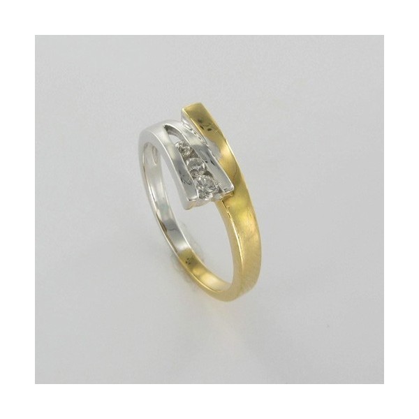 Bague Solitaire Or & Diamant   Diamant 0.12 Carat