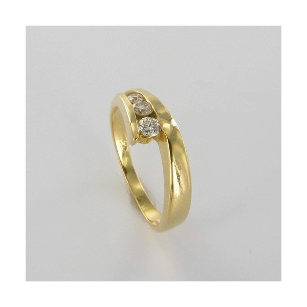 Bague Solitaire Or & Diamant   Diamant 0.24 Carat