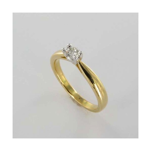 Bague Solitaire Or & Diamant   Diamant 0.25 Carat