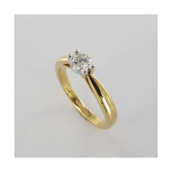 Bague Solitaire Or & Diamant   Diamant 0.40 Carat