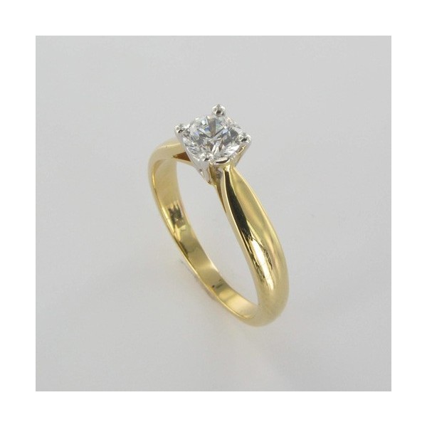 Bague Solitaire Or & Diamant   Diamant 0.30 Carat