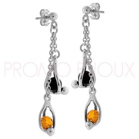 Boucles d'Oreilles Charles Jourdan Argent