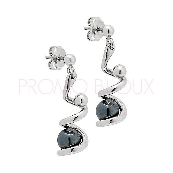 Boucles d'Oreilles Charles Jourdan Argent