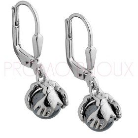 Boucles d'Oreilles Charles Jourdan Argent