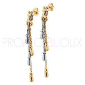 Boucles d'Oreilles Charles Jourdan Plaqué Or