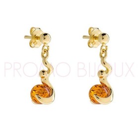 Boucles d'Oreilles Charles Jourdan Plaqué Or