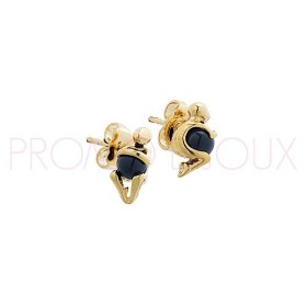 Boucles d'Oreilles Charles Jourdan Plaqué Or
