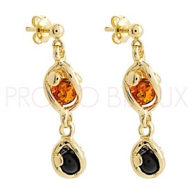 Boucles d'Oreilles Charles Jourdan Plaqué Or