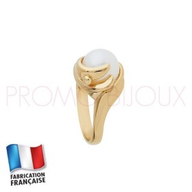 Bague Jourdan Plaqué Or Perle d'eau douce