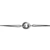 Bracelet cordon noir, anneau céramique noire et zirconium - 1-32-0008.NPromo Bijoux Pas Cher