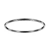Jonc Céramique noire facettée - 903-023N/65 - Promo Bijoux Pas Cher