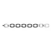 Bracelet Acier Ceramique Ovale Noire - 903-037N - Promo Bijoux Pas Cher