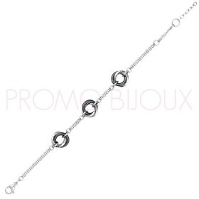 Bracelet Céramique Noire
