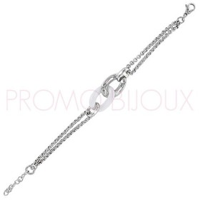 Bracelet Céramique Blanche
