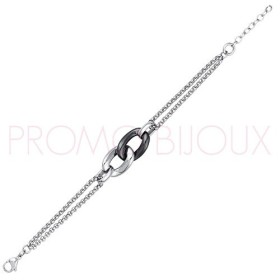 Bracelet Céramique Noire