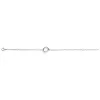 Bracelet acier et Anneau Céramique Blanche - 903-054B - Promo Bijoux Pas Cher