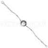 Bracelet Céramique pour femme - Semi-rigide acier et céramique noire - Promo Bijoux Pas Cher