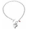 Guess Bijoux Collier - Collier Guess Argenté Breloque Coeur - UB306100 | Promo Bijoux Pas Cher |