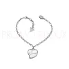 Bracelet Guess Coeur Email Blanc - UBB21240 - Strass Pétal - Nouveauté 2012 | Promo Bijoux Pas Cher