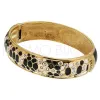 Bracelet Guess Python doré - UBB 81331 - rigide doré et noir - Promo Bijoux Pas Cher