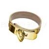 Bracelet Guess UBB 81360 - métal doré et cuir façon python - Promo Bijoux Pas Cher