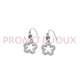 Boucle(s) Guess - UBE11216 - Fleur blanche - Nouveauté 2012 - Promo Bijoux Pas Cher