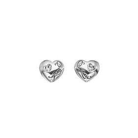 Boucles Guess St Valentin - Coeur en Strass Blancs - Paquet offert -UBE12010 Promo Bijoux Pas Cher