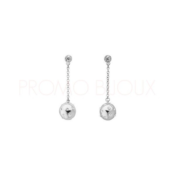 Boucles D'oreilles Guess Sparkle Sphere Argentées