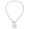 Guess Bijoux Collier - Collier Guess Pendentif G en strass - UBN10906 | Promo Bijoux Pas Cher |