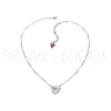 Collier Guess Argenté Pendentif Coeur Poli avec Gravure Guess - UBN11101 - Promo Bijoux Pas Cher