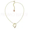 Collier Guess coeur doré strass blancs - Nouveauté 2012 - UBN71262 - Promo Bijoux Pas Cher