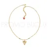 Collier Guess métal doré pendentif triangle ajouré- UBN71318 - Promo Bijoux Pas Cher