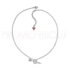 Collier Guess métal argenté avec Flèche dans G strass blancs - UBN91310 - Promo Bijoux Pas Cher
