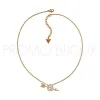 Collier Guess métal argenté avec Flèche dans G strass blancs - UBN91310 - Promo Bijoux Pas Cher
