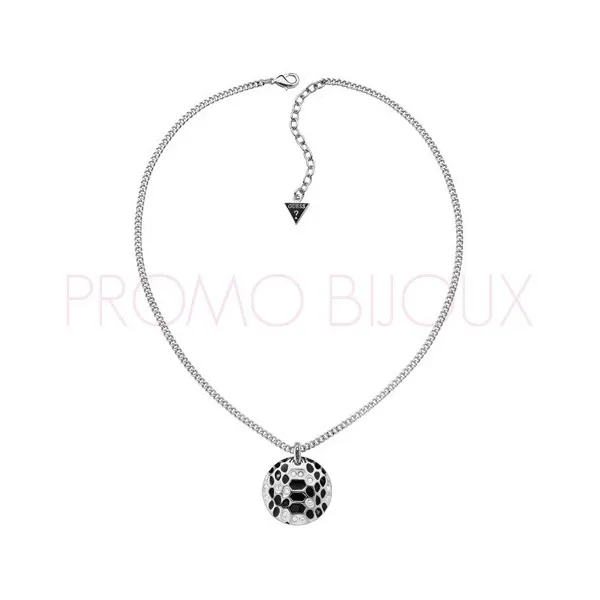 Collier Guess python en métal argenté rhodié - news 2013 ! - UBN91322 - Promo Bijoux Pas Cher
