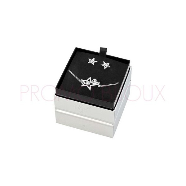 Box Bracelet & Boucles Guess Argenté - Star Struck