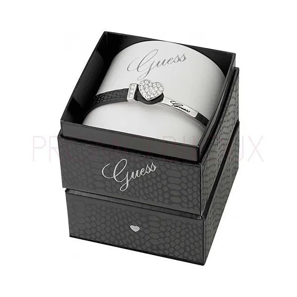 Box Bracelet Guess Noir & Semi rigide - Nouveauté 2013 - UBS91307 - Promo Bijoux Pas Cher