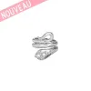 Bague Guess métal argenté rhodié serpent - UBR51419 - Promo Bijoux Pas Cher