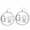 Boucles D'oreilles Guess Argenté - Type Créole - Boucle Guess - UBE10902 | Promo Bijoux Pas Cher |