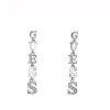 Boucles d'oreilles guess metal argenté · prix soldé vraiment pas cher,remisé,discount,guess,