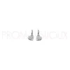 Boucles d'oreilles Guess métal argenté rhodié Petit Cœur - UBE 11416 - Promo Bijoux Pas Cher