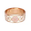 Bracelet Guess type jonc large en métal doré rosé lettre G - UBB 11487 || Promo Bijoux Pas Cher |