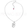Collier Guess lettre G grand modèle en métal argenté rhodié - UBN 11416 - Promo Bijoux Pas Cher
