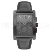 Montre Guess Homme 2012 Noir en Métal avec Bracelet Cuir Noir - W0010G2 |Promo Bijoux Pas Cher