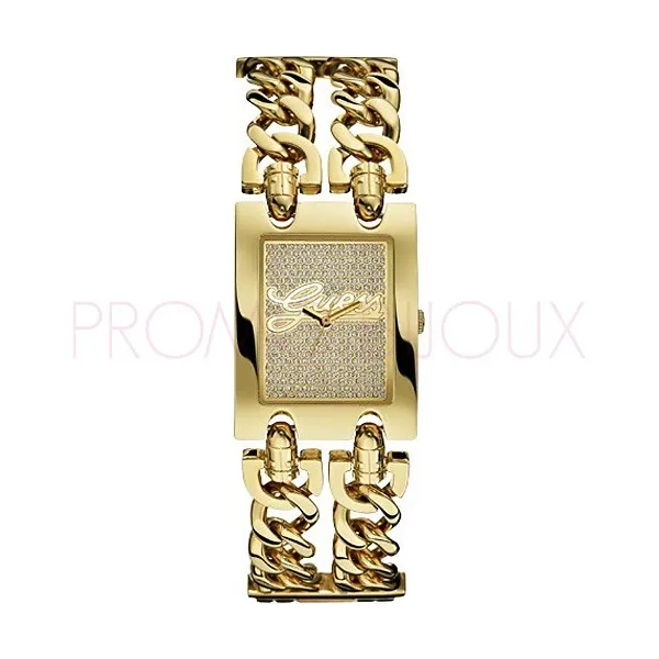 Montre Guess Dorée - W0073L1 - Nouveauté Automne 2012 - Promo Bijoux Pas Cher