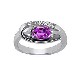 Bague en Argent - Bijoux Bague Argent Mauve - 7000610