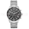 Montre Homme Guess Chaser - Métal brossé - W0170G1 ||Promo Bijoux Pas Cher